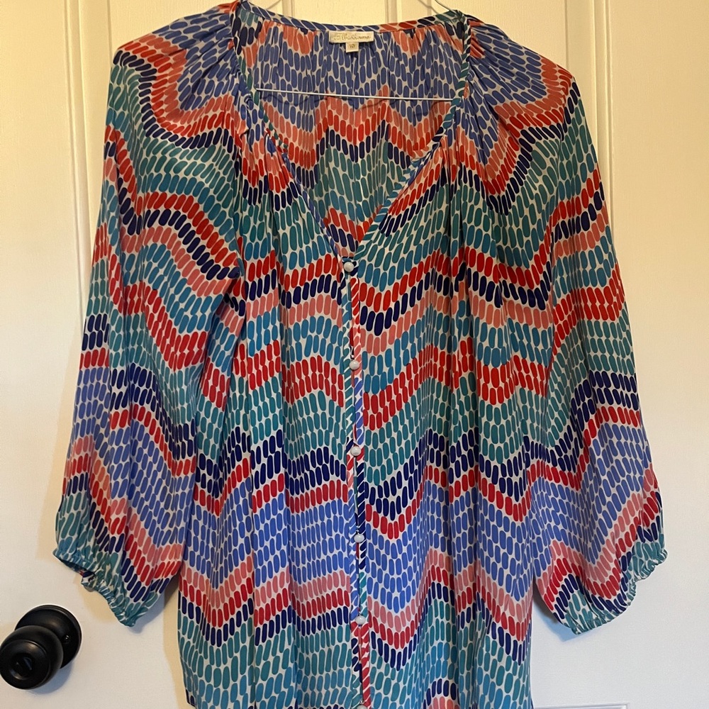 Shoshanna Long sleeve silk blouse